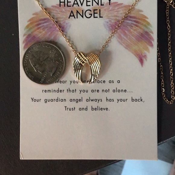 Guardian Angel Wings Necklace - Picture 5 of 7